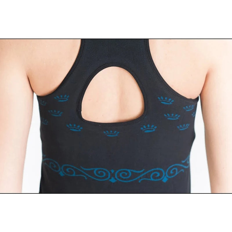 Γιόγκα T-shirt Top 'Namaste'- από Οργανικό Βαμβάκι χωρίς ραφές   S-M - mykarma.gr