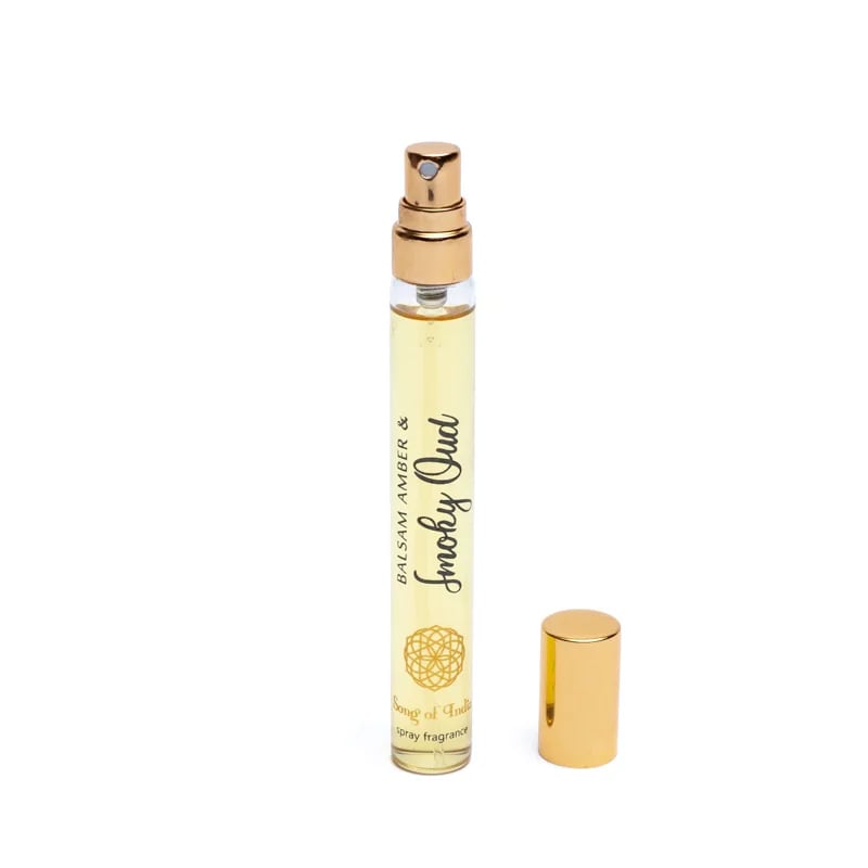 Αγιουρβεδικά Φυσικά Αρώματα σε Spray Amber/Oud -  Κεχριμπάρι & Oud   12 ml | Αιθέριο Έλαιο - mykarma.gr