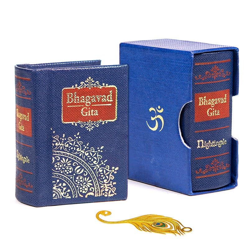 Βιβλίο τσέπης- Bhagavad Gita στην αγγλική γλώσσα.Υλικό:Χαρτί Μέγεθος:6x4,5x3 cm Βάρος: 53gr - mykarma.gr