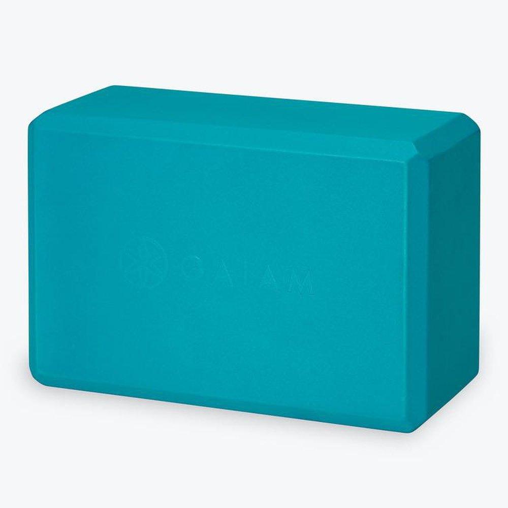 Gaiam Yoga Sets - Yoga Beginners Kit Lily Shadows - Στρώμα 173 x 61 cm 4 mm & Block Αφρού 10 x 15  x 23 cm & Ιμάντας 183 cm - mykarma.gr