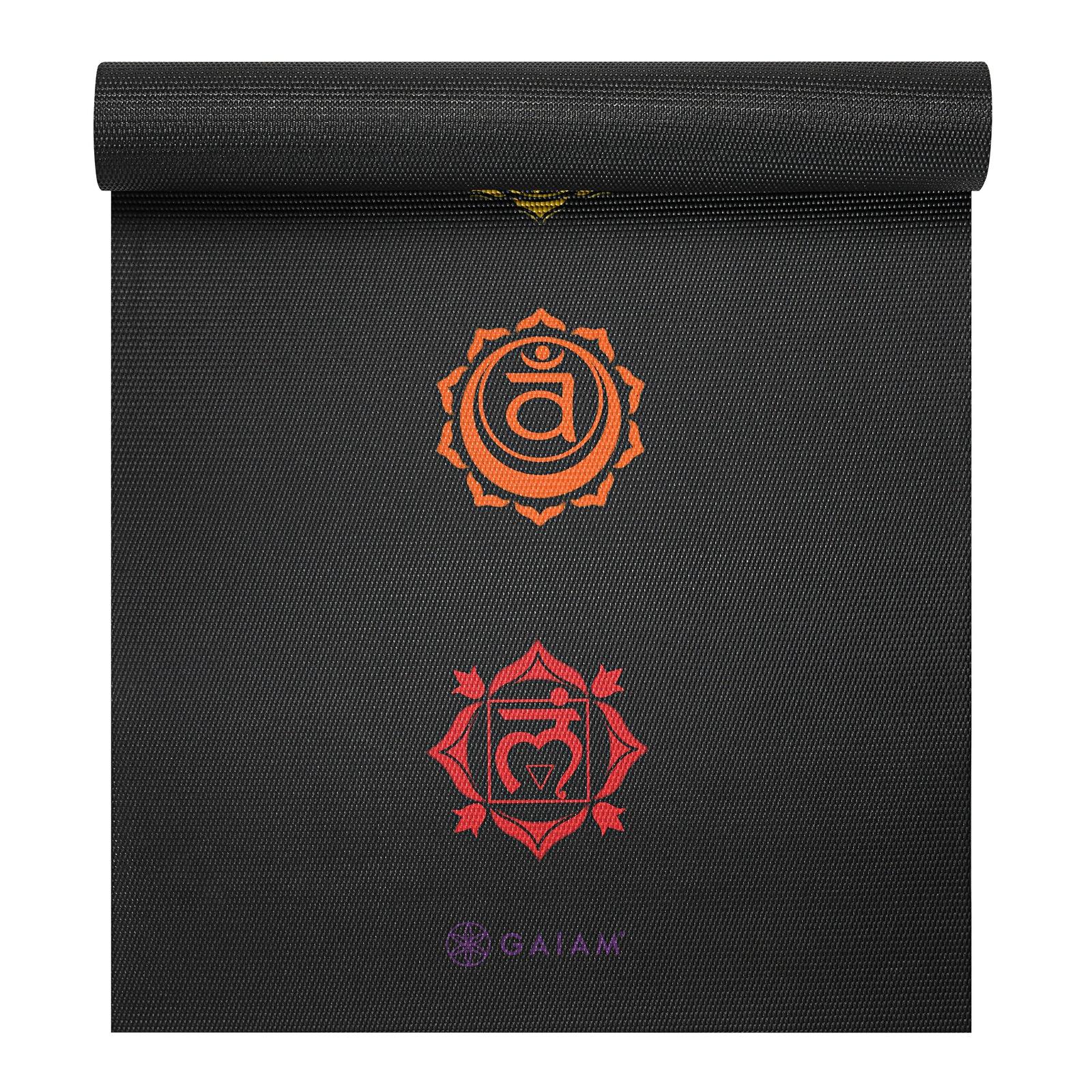 Gaiam Στρώμα Yoga Premiun Black Chakra.Διαστάσεις: Μήκος: 173 εκ Πλάτος: 61 εκ Πάχος: 6 mm - mykarma.gr