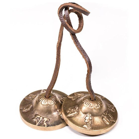 Cymbals-Κύμβαλα Meditation Ohm Mani Padme Hum-Διαστάσεις 6 cm Βάρος 200 g - mykarma.gr
