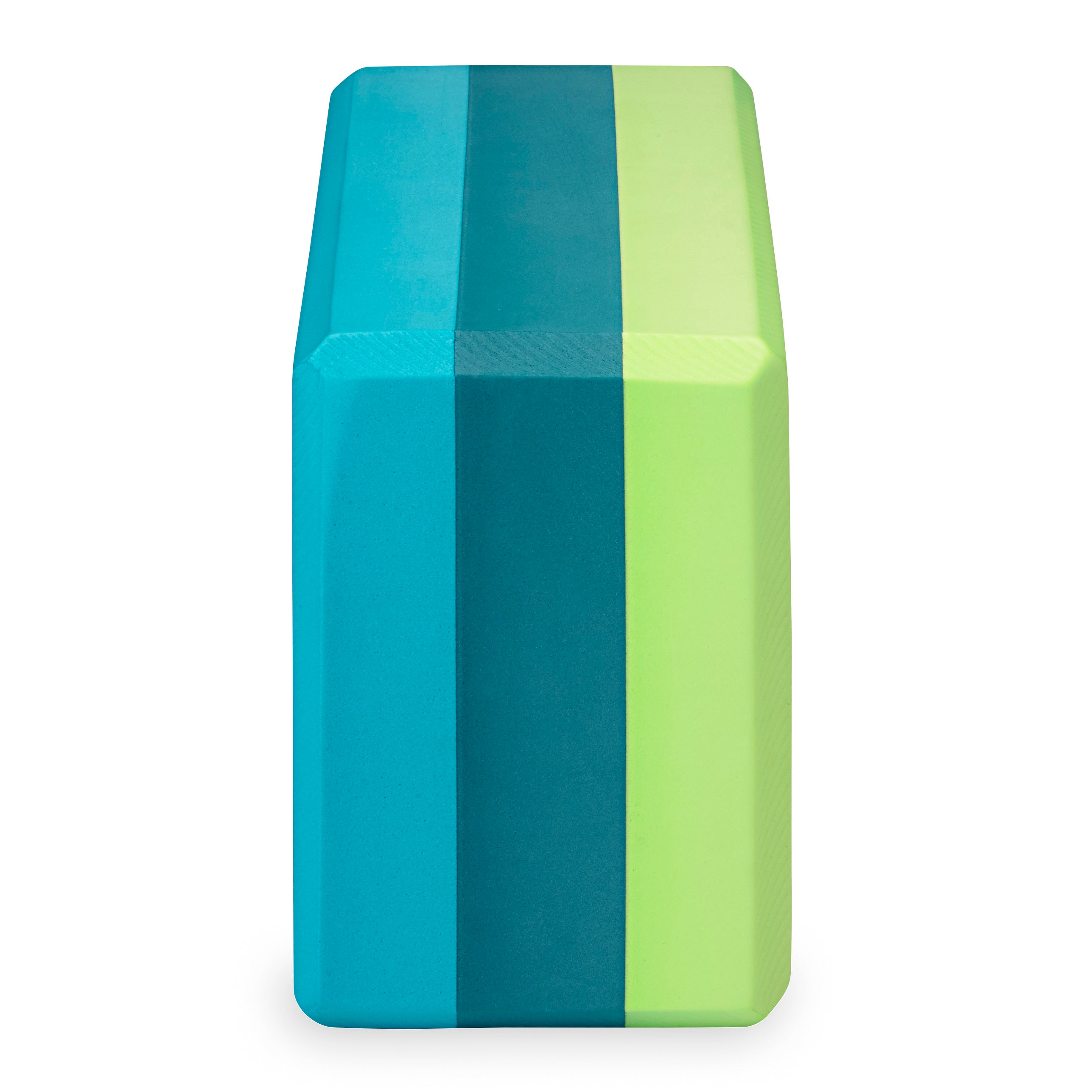 Gaiam -Yoga & Pilates block - τρίχρωμο . Διαστάσεις:23 cm x 15 cm x 10 cm. - mykarma.gr