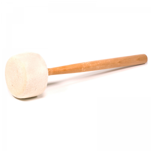Feltstick-Ραβδί για Singing Bowls - L - με ξύλινη λαβή  Βάρος: 180 g. Διαστάσεις: 32 × 8 cm - mykarma.gr