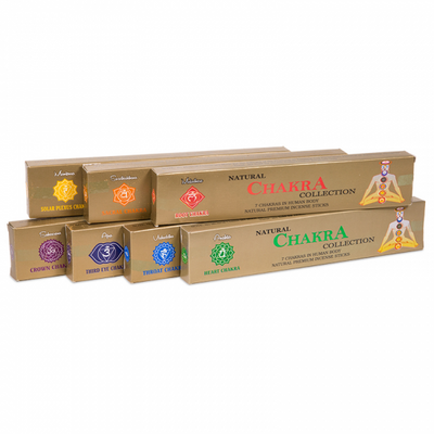 Σετ απο 7 Chakra Αρωματικά Στικ- 7 Πακέτα. - mykarma.gr