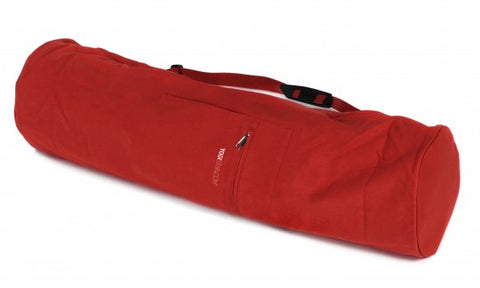 Yogistar- Μεγάλη Τσάντα για στρώμα γιόγκα cotton- Red - 75 cm - mykarma.gr
