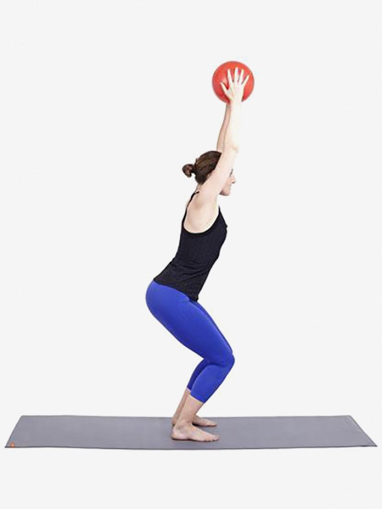 Yogamatters Exercise Ball - Μπάλα για Pilates & Yoga -red  - Ø 23cm - mykarma.gr