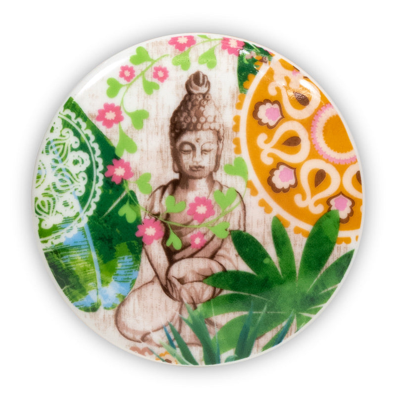 Ενα υπέροχο δώρο! Tea Infuser-Κούπα Buddha Paradise - Πορσελάνη 400 ml. - mykarma.gr