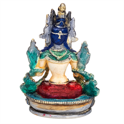 White Tara - Λευκή Τάρα Φωτησμενης Ενέργειας-πολυρεσίνη.Βάρος: 380γρ. Μέγεθος: 15cm - mykarma.gr