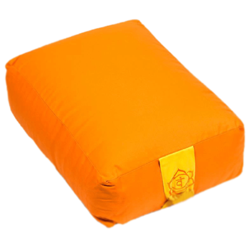 Μαξιλάρι Διαλογισμού Bolster - 2ο Chakra Svadishtana - orange.Διαστάσεις: 38 × 28 × 15 cm - mykarma.gr