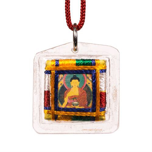 Μενταγιόν για Προστασία Shakyamuni Βούδας. Μέγεθος 3x3cm. - mykarma.gr