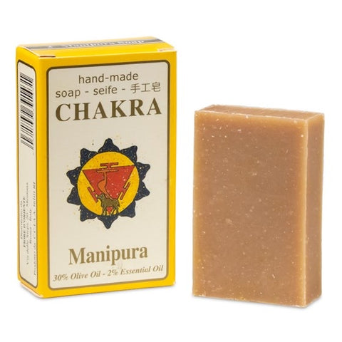 Χειροποίητο Φυσικό Σαπούνι 3 Chakra Manipura - με αιθέριο έλαιο Βανίλια/Κάρδαμο (Vanilla/Cardamom) 70g - mykarma.gr