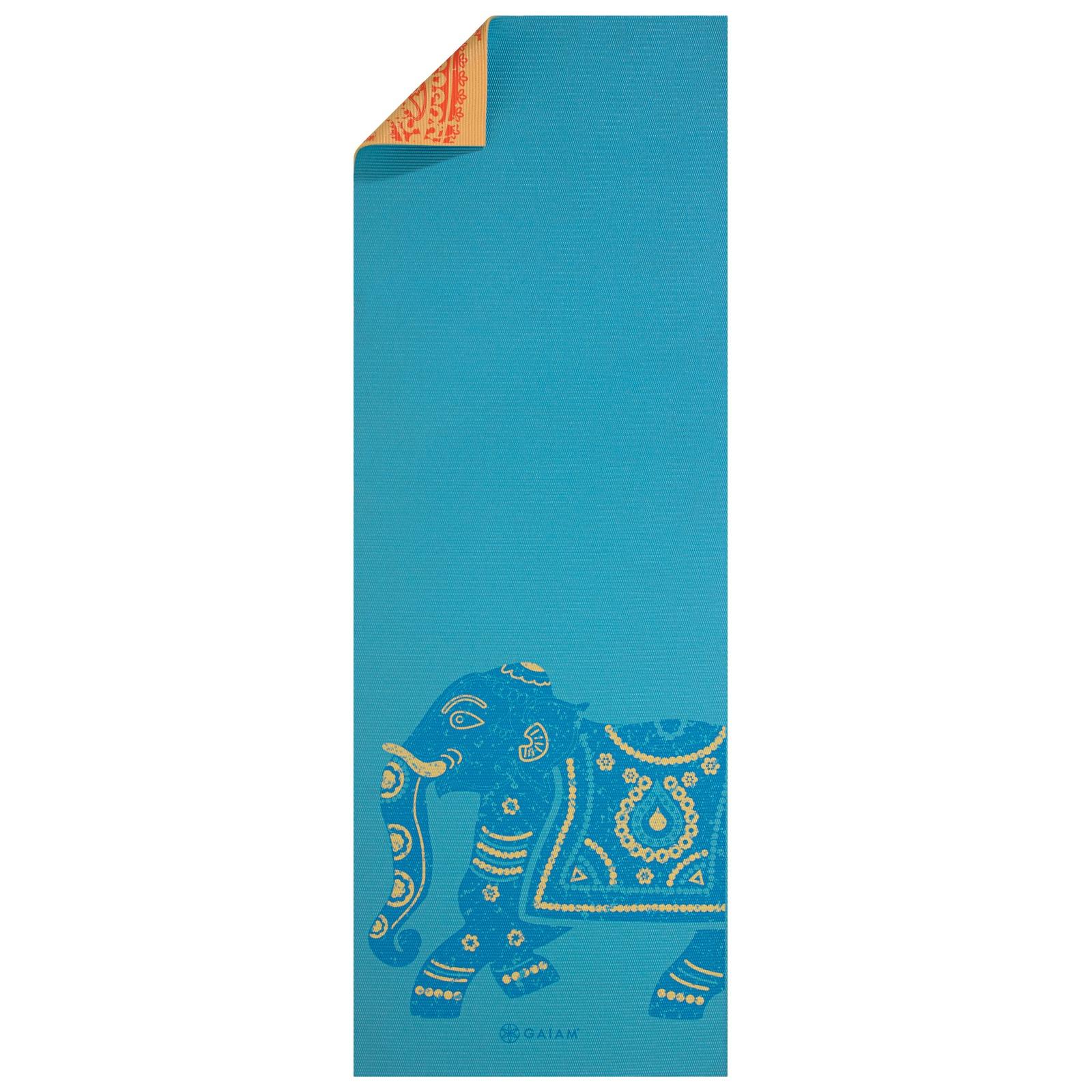 Gaiam Premium Reversible Στρωμα Yoga Elephant - 2 Διαφορέτικα σχέδια στο ίδιο στρώμα(2 όψεις) Διαστάσεις: Μήκος: 173 εκ Πλάτος: 61 εκ Πάχος: 6 mm - mykarma.gr