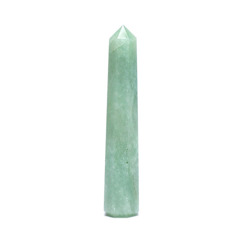 Φυσικό ορυκτό πέτρωμα-Οβελίσκος (Obelisk) Πράσινη Αβεντουρίνη (Green Aventurine).Διαστάσεις: 10 x 2 cm - mykarma.gr