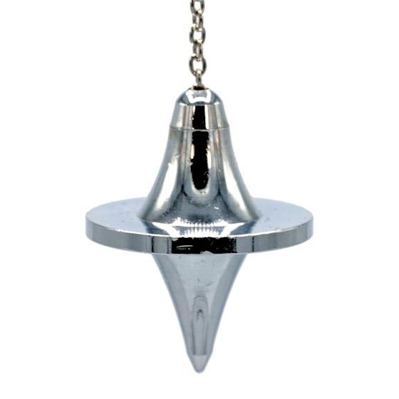 Εκκρεμές (Pendulum) ορείχαλκου επιχρωμιωμένος - 26 g  3,5 cm - mykarma.gr