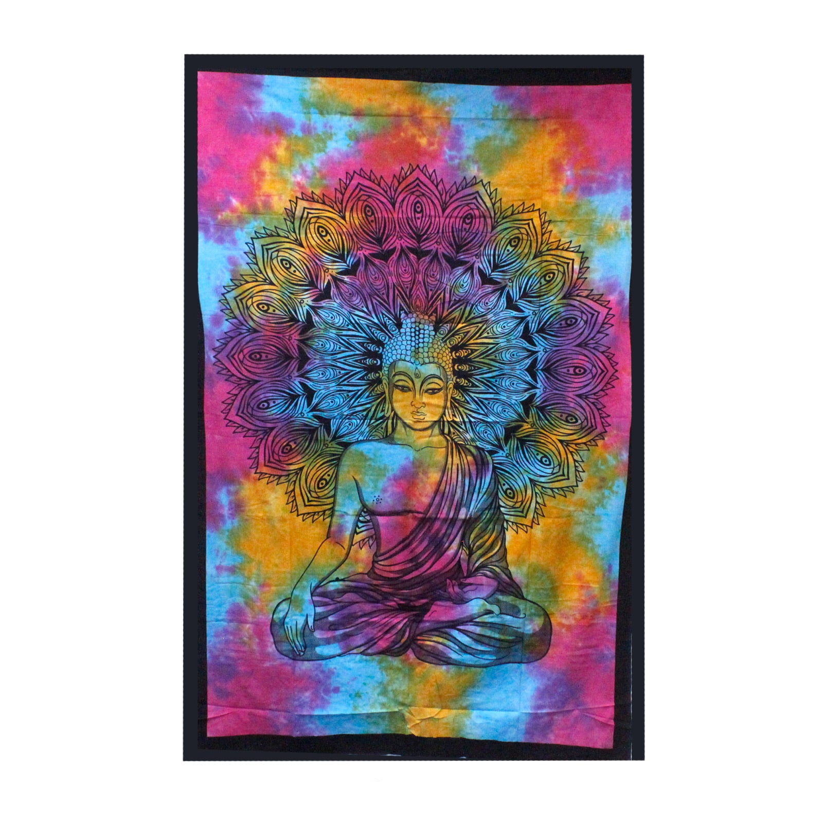 Κρεμαστά τοίχου-Κουβέρτα - Peaceful Buddha .Υλικο:βαμβάκι.Διαστάσεις: 200 × 130 cm - mykarma.gr