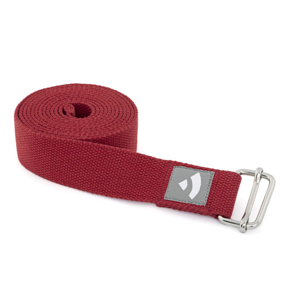 Asana Yoga Belt - Ιμάντας Γιόγκα - βαμβάκι - ποικιλία χρωμάτων.Διαστάσεις: 2,5 m x 3,8 cm - mykarma.gr