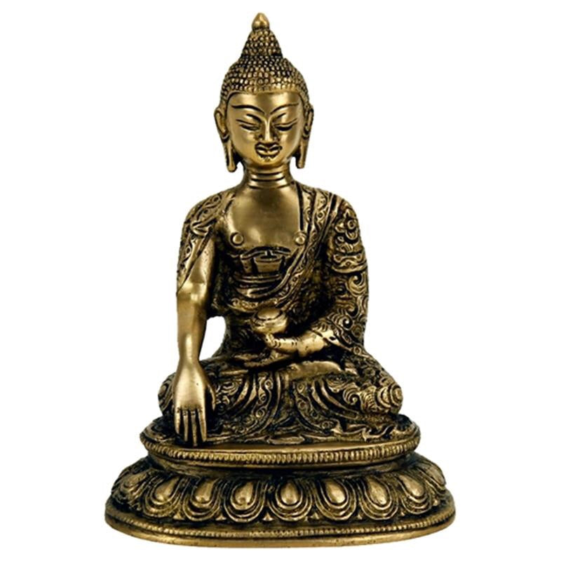 Άγαλμα του Βούδα  Shakyamuni -  ορείχαλκο . Βάρος: 1200 g. Διαστάσεις: 15 εκ - mykarma.gr