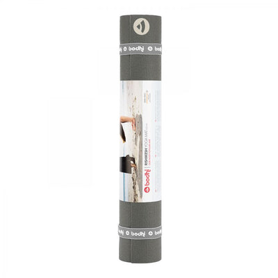 Bodhi στρώμα γιόγκα Premium Rishikesh PVC με δύο ελαστικούς ιμάντες- taupe  183 x 60 cm, 4.5 mm - mykarma.gr