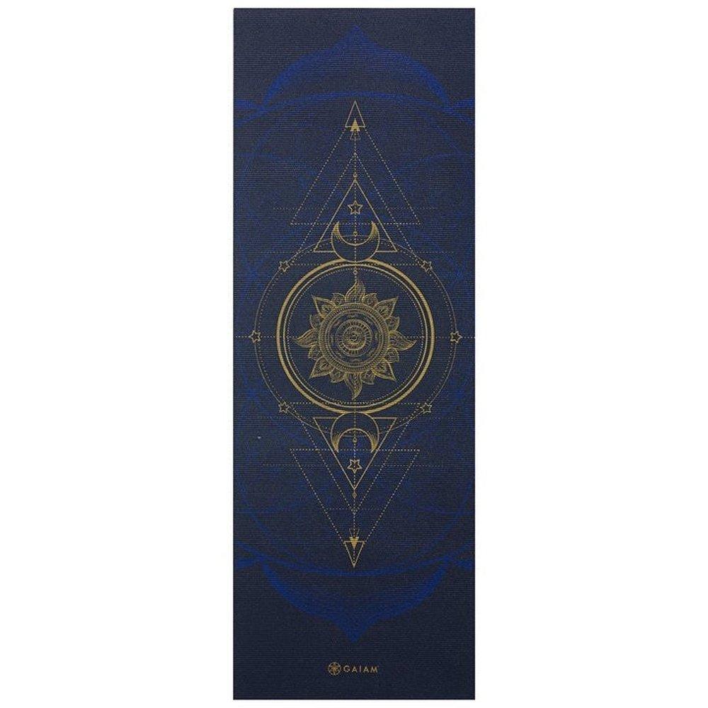 Gaiam  Reversible Στρωμα Yoga Sun & Moon- 2 Διαφορέτικα σχέδια στο ίδιο στρώμα(2 όψεις) Διαστάσεις: Μήκος: 173 εκ Πλάτος: 61 εκ Πάχος: 6 mm - mykarma.gr