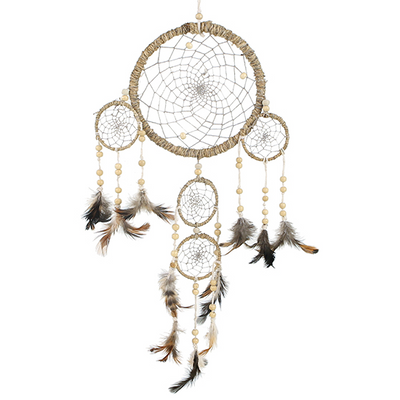 Dreamcatcher Ονειροπαγίδα-μέγεθος Μ.  Διαστάσεις: 15,5 × 47 εκ - mykarma.gr