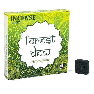 Αρωματικό Κάρβουνο - Incense Bricks Forest Dew για καυστήρα Aromafume - 9 Θυμιάματα/Τούβλα.Βάρος: 40 g - mykarma.gr