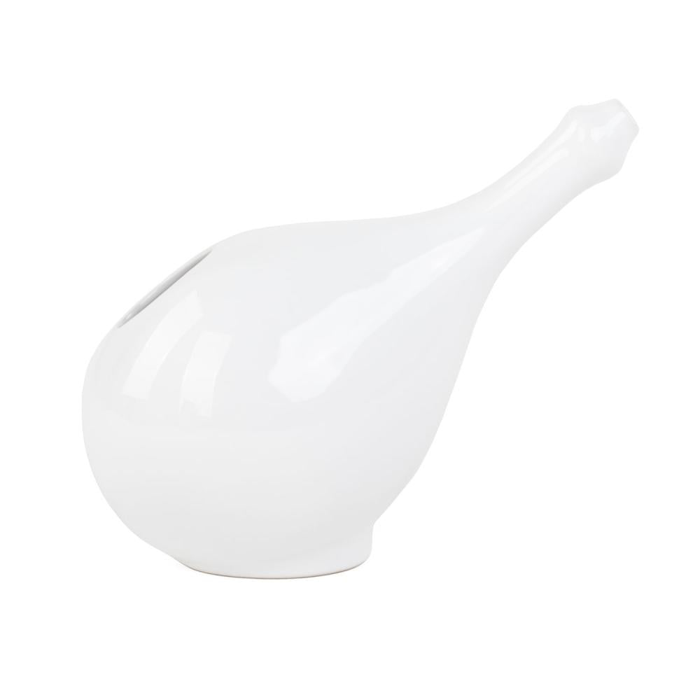Κεραμικό Neti Pot λευκός  - 400ml - mykarma.gr