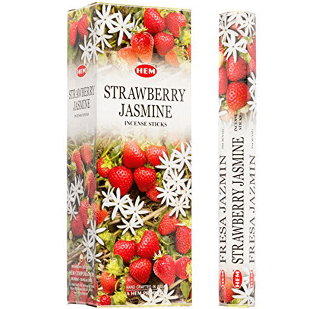 Ινδικό Αρωματικό Στικ - Φράουλα+Γιασεμί (Strawberry/Jasmine)  20 Στικ - mykarma.gr