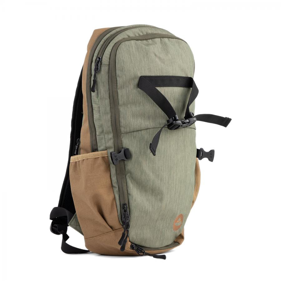 Bodhi - Yogi  Daypack Backpack - Casual Σακίδιο Γιόγκα - καφέ πράσινο. Διαστάσεις: 49 x 34 cm - mykarma.gr