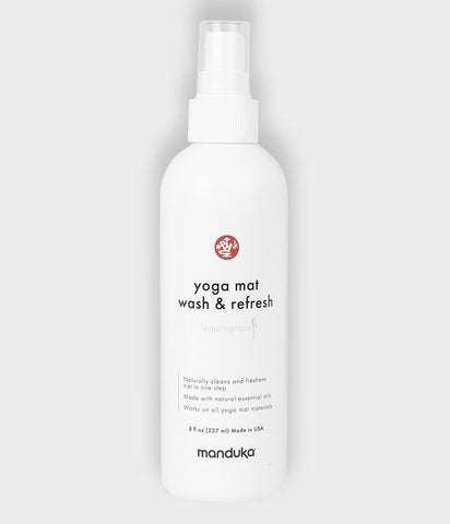 Manduka - Yoga Mat Wash & Refresh - Kαθαριστικό & αντισηπτικό για στρώματα - Lemongrass  237ml - mykarma.gr