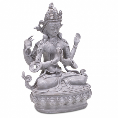 Βούδας της Συμπόνοιας- Chenrezig Buddha. Βάρος: 540 g. Διαστάσεις: 14 × 11 × 24 cm - mykarma.gr