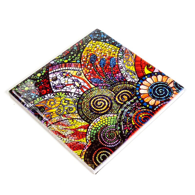 Κεραμικά σουβέρ Mandala σετ των 4.Διαστάσεις:10x10x0,5cm. - mykarma.gr