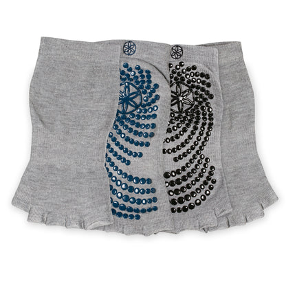 Gaiam Toeless Grippy Socks -Σετ των 2 - Αντιολισθητικές κάλτσες με ανοιχτά δάχτυλα - One Size - mykarma.gr