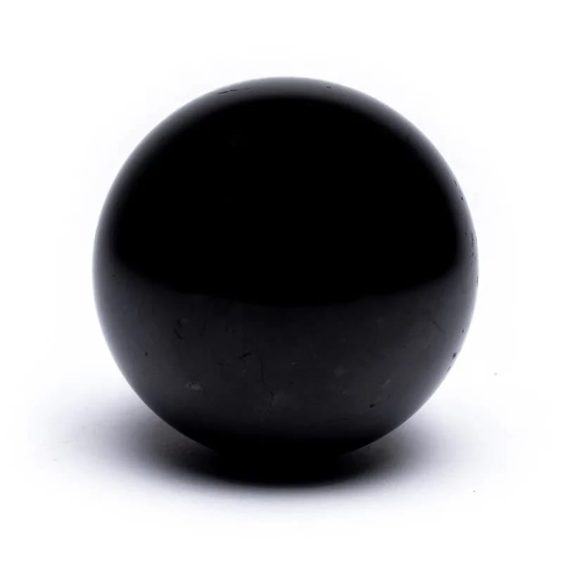 Σφαίρα Σουγκίτης (Shungite) +Σταντ ΔΩΡΟ.Διαστάσεις 6 εκ - mykarma.gr