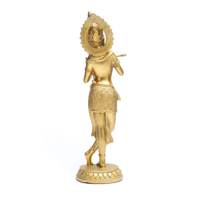 Άγαλμα Krishna-Θεός της Αγάπης και της Δύναμης. Υλικο:Πολυρεσίνη. Διαστάσεις : 37 x 10 x 8,5 cm Βάρος: 950 g - mykarma.gr