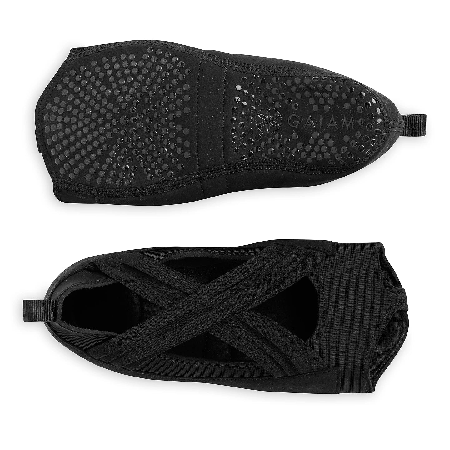 Gaiam Studio Grippy Wraps | Αντιολισθητικές κάλτσες/παπούτσια με ανοιχτά δάκτυλα  One Size - mykarma.gr