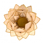 Lotus ατμοσφαιρικό φως Capiz Natural- για ρεσω 15x15cm - mykarma.gr