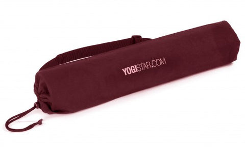 Yogistar- Τσάντα για στρώμα γιόγκα 'Basic' cotton - Bordeaux - 65 cm - mykarma.gr