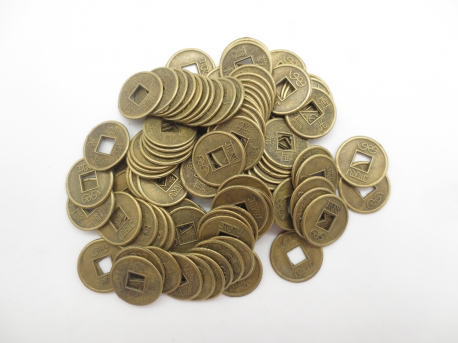 Feng Shui Coins-Αρχαίο Τυχερό Κινεζικό Νόμισμα Γούρι.Διαστάσεις: 1,4 x 1,4 cm.Η συσκευασία περιέχει 1 τεμ. - mykarma.gr