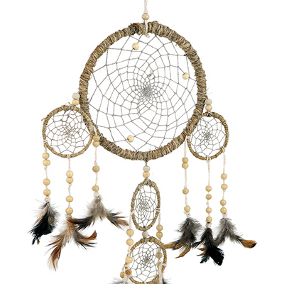 Dreamcatcher Ονειροπαγίδα-μέγεθος Μ.  Διαστάσεις: 15,5 × 47 εκ - mykarma.gr