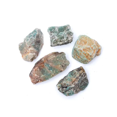Φυσικό ορυκτό πέτρωμα-Αμαζονίτης (Amazonite) με ενεργειακή δύναμη που συμβάλλει στην «Ισορροπία & Αρμονία»-ακατέργαστες πέτρες.Βάρος: 800 g - mykarma.gr