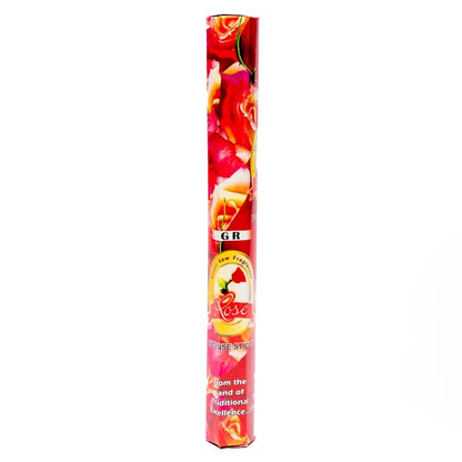 Ινδικό Αρωματικό Στικ-Τριαντάφυλλο (Rose)  20 Στικ - mykarma.gr