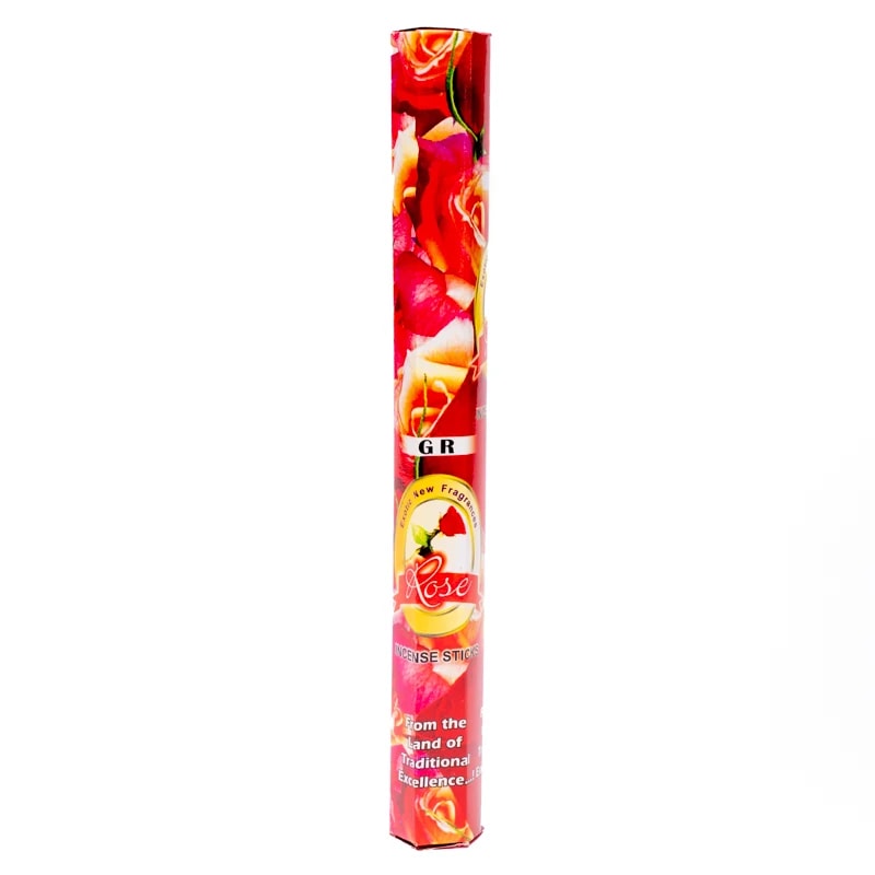Ινδικό Αρωματικό Στικ-Τριαντάφυλλο (Rose)  20 Στικ - mykarma.gr