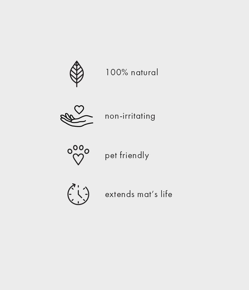 Manduka - Νatural rubber yoga mat restore - σπρέι για ανανέωση στρώματος γιόγκα -  Gingergrass   227ml. - mykarma.gr