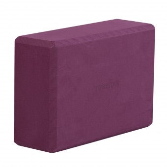 Yogistar- Yoga & Pilates block - 'Big'(blue).Διαστάσεις 22,5cm x 15cm x 7,6cm.Βάρος : 240g - mykarma.gr