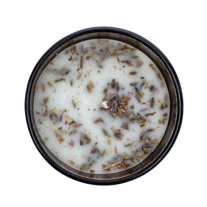 Κερί Σόγιας Organic Goodness με αιθέρια έλαια Φασκόμηλο & Λεβάντα (Sage & Lavender) με Φύλλα φασκόμηλου & μπουμπούκια λεβάντας Χρόνος καύσης 55 ώρες Διαστάσεις:11 x 9 cm - mykarma.gr