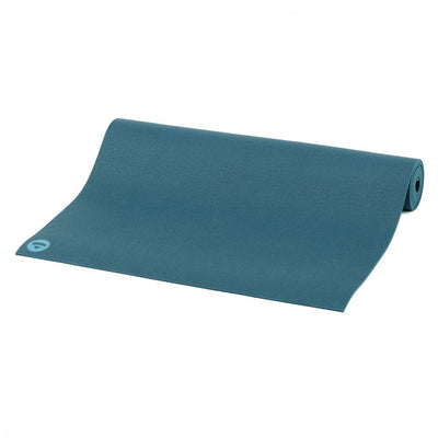 Bodhi στρώμα γιόγκα Premium Rishikesh PVC με δύο ελαστικούς ιμάντες- blue  183 x 60 cm, 4.5 mm - mykarma.gr