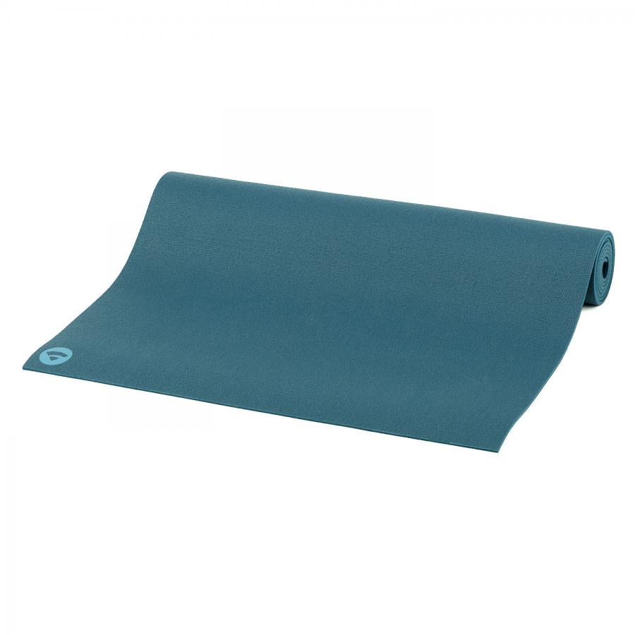Bodhi στρώμα γιόγκα Premium Rishikesh PVC με δύο ελαστικούς ιμάντες- blue  183 x 60 cm, 4.5 mm - mykarma.gr