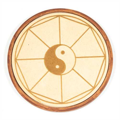 Wood Crystal Grid - Πλέγμα Κρυστάλλων Ευλογίες Σπιτιού-Home Blessings. Με 17 ημιπολύτιμους λίθους & ξύλο 15cm. - mykarma.gr