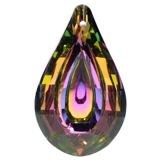 Κρύσταλλοι Feng Shui - Sun Catcher Κρύσταλλο Bindi Multicolor AAA Ποιότητα. Μέγεθος 3,2 x 5 εκ. - mykarma.gr